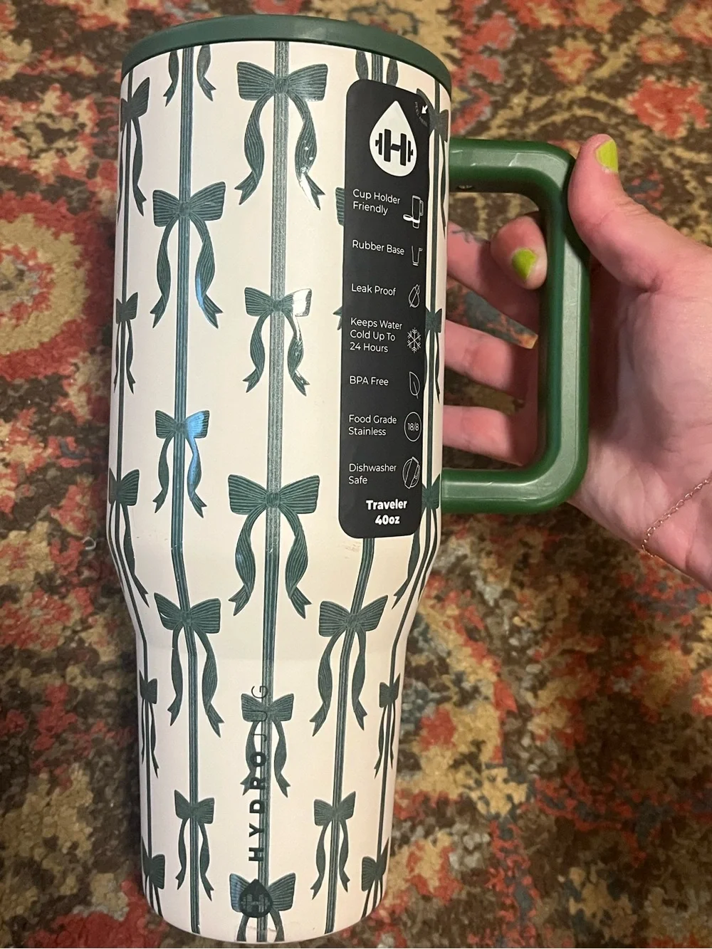 Anthro x hydrojug 40oz tumbler